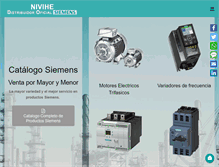 Tablet Screenshot of motores-electricos.com.ar